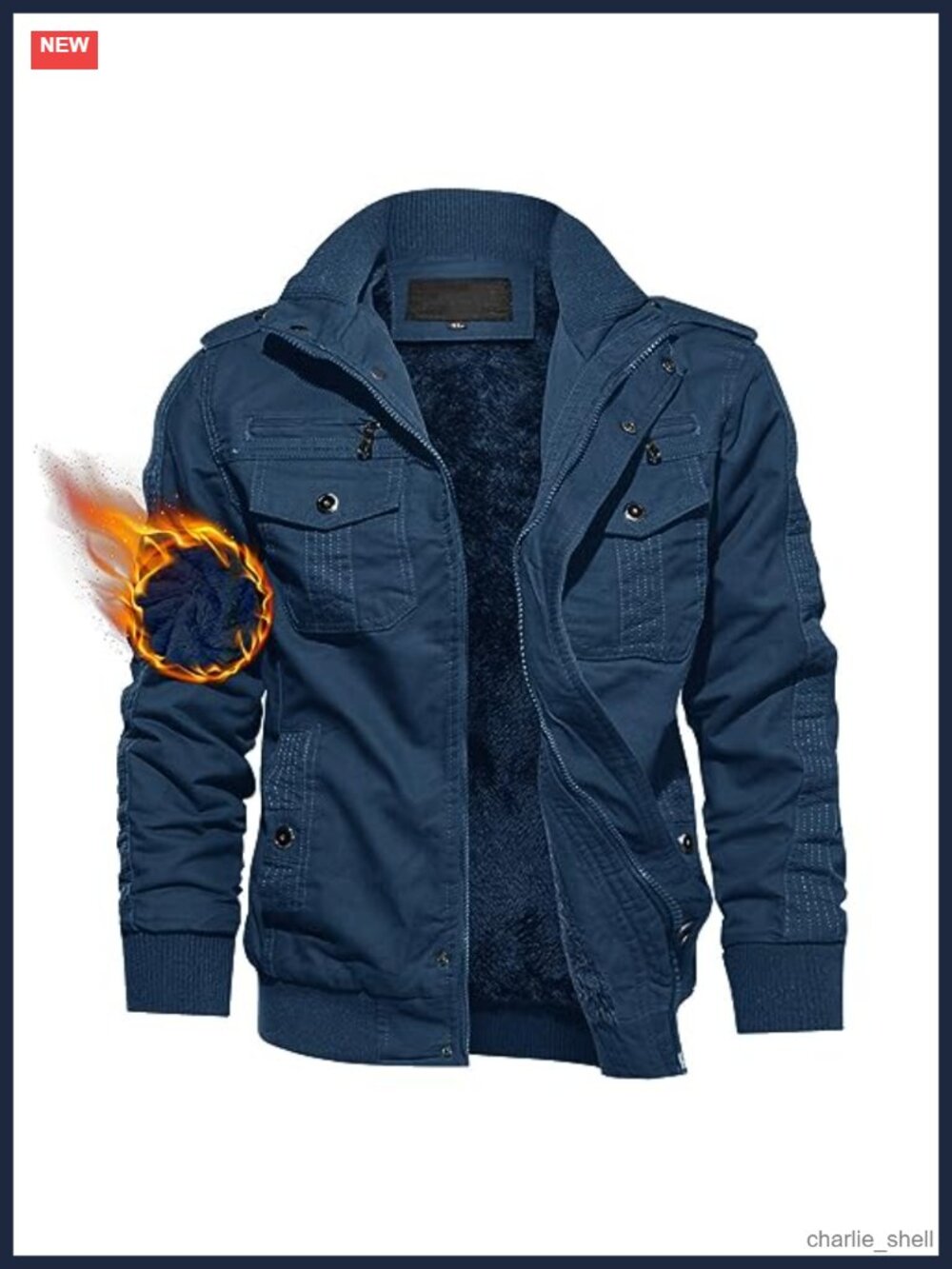 Men's Lightweight Military Cotton Jacket Windbreaker Coat